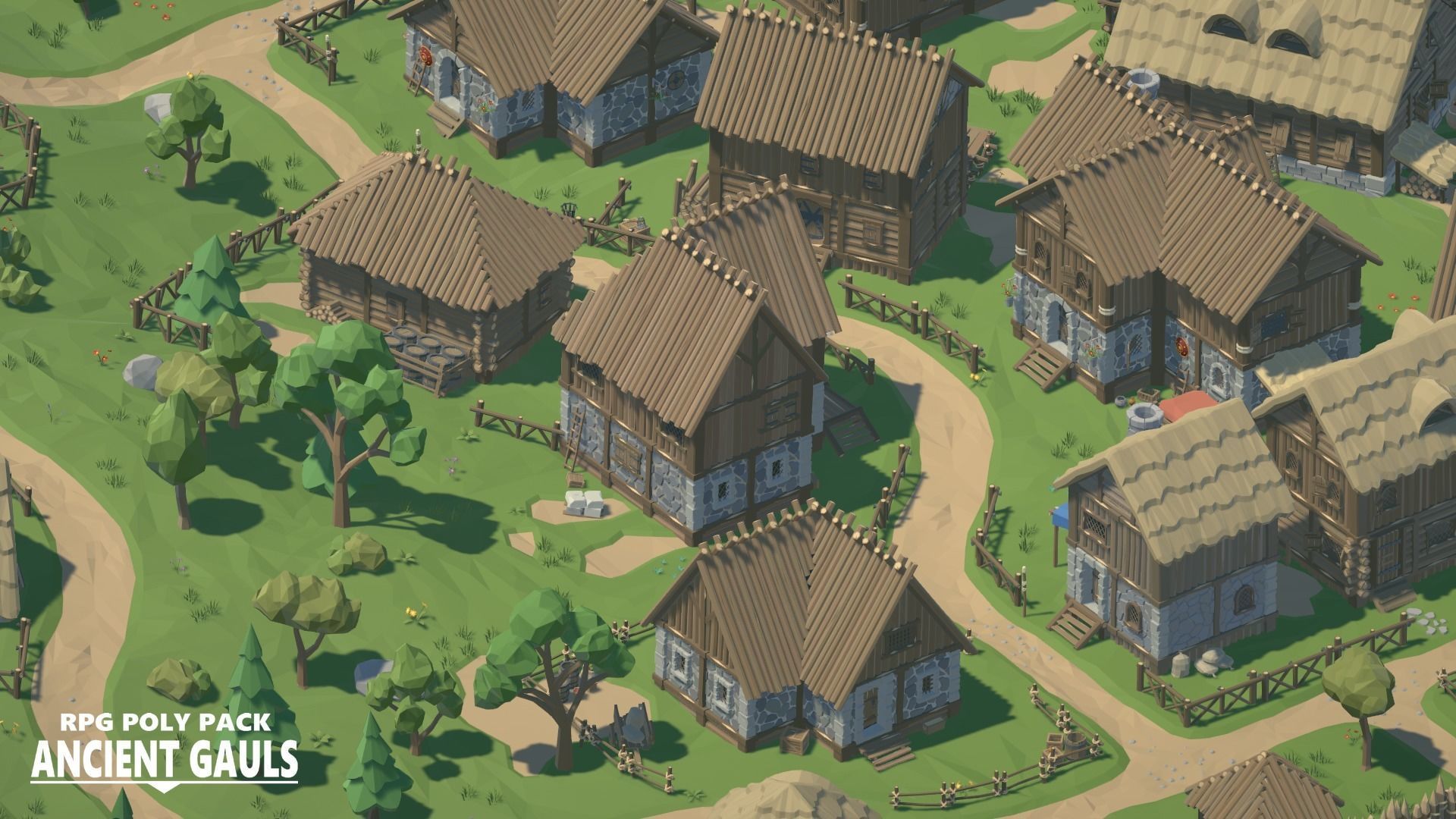 RPG Poly Pack - Ancient Gauls Low-poly 3D model_5