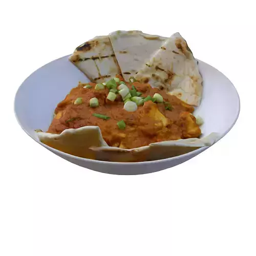 BUTTER CHICKEN RICE BOWL Low-poly 3D model
