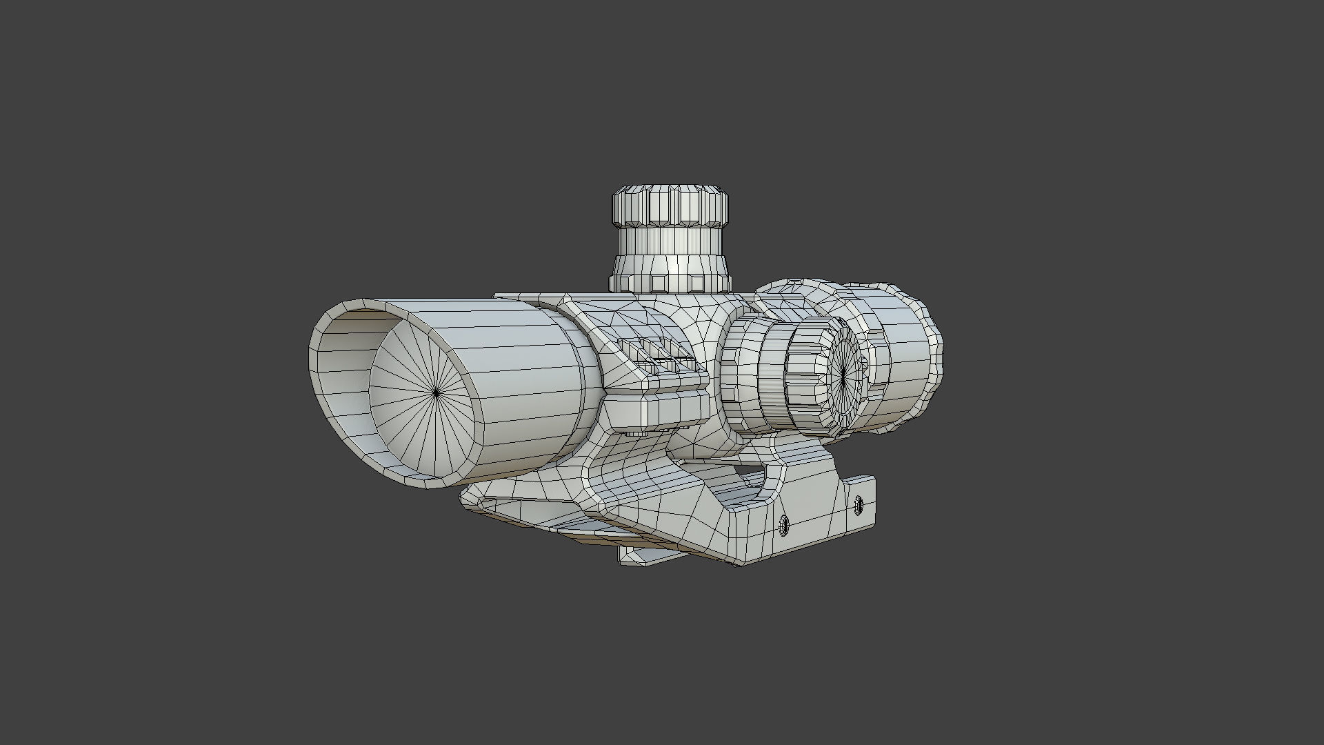 Weapon - Scope - 10 - TacticalCraftsman Low-poly 3D model_20