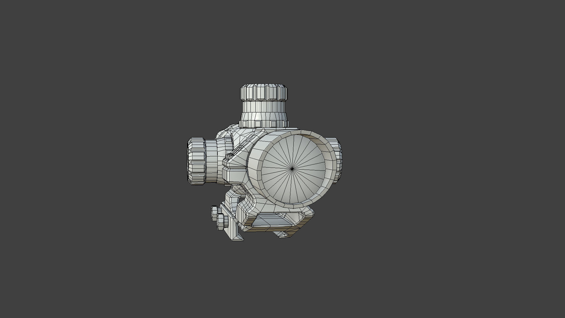 Weapon - Scope - 10 - TacticalCraftsman Low-poly 3D model_19