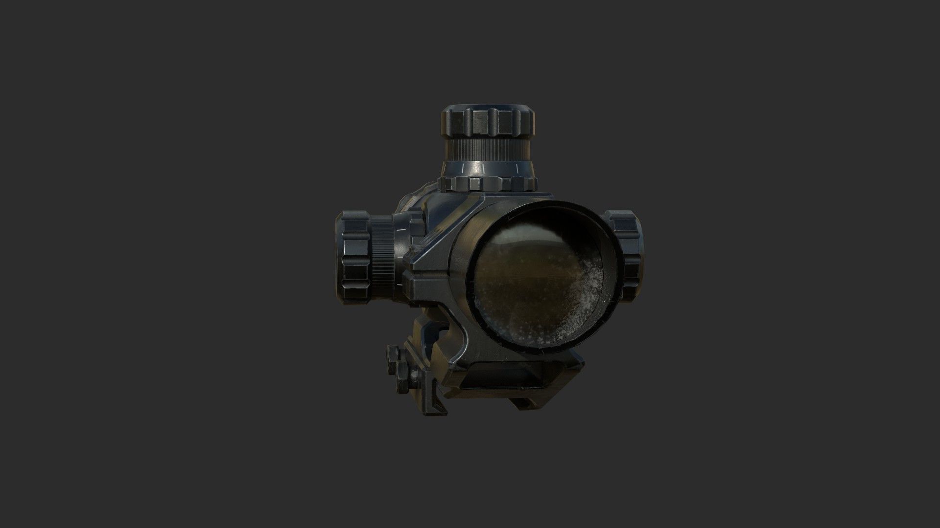 Weapon - Scope - 10 - TacticalCraftsman Low-poly 3D model_8