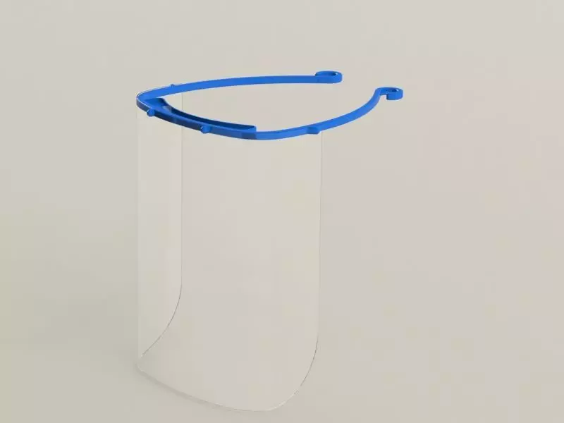 Face Shield 3D model_0