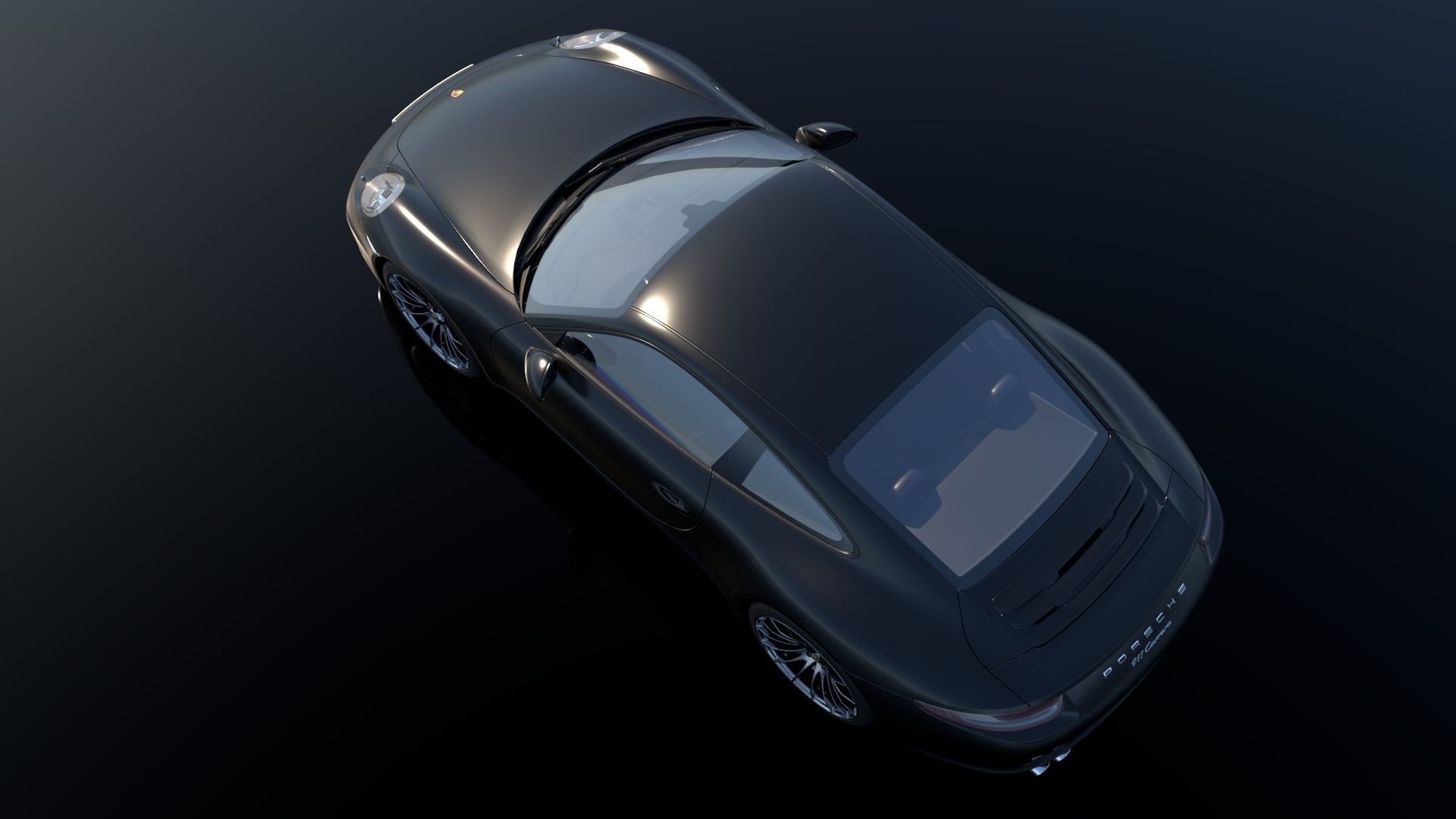 porsche 911 3D model_3