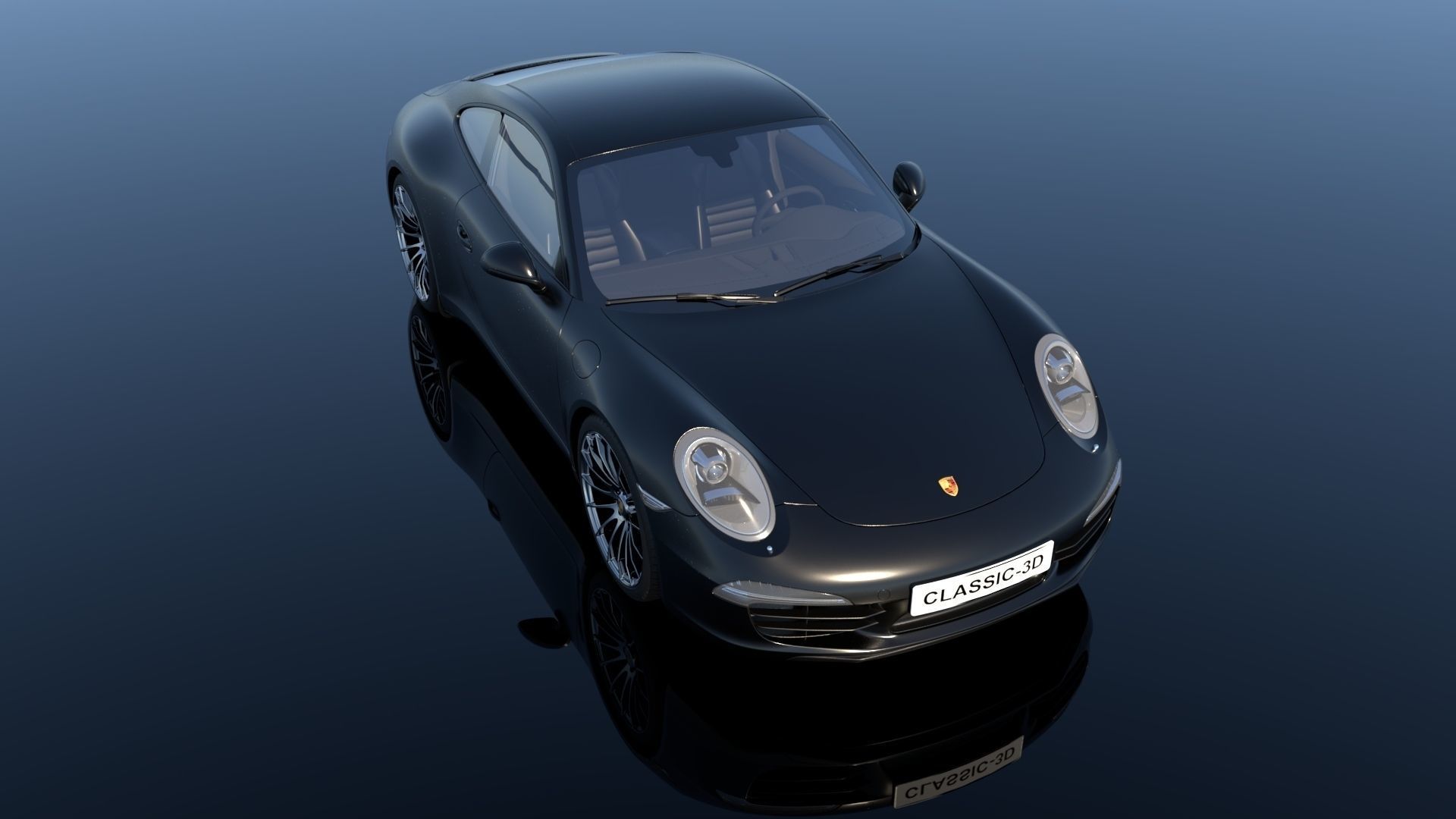 porsche 911 3D model_2