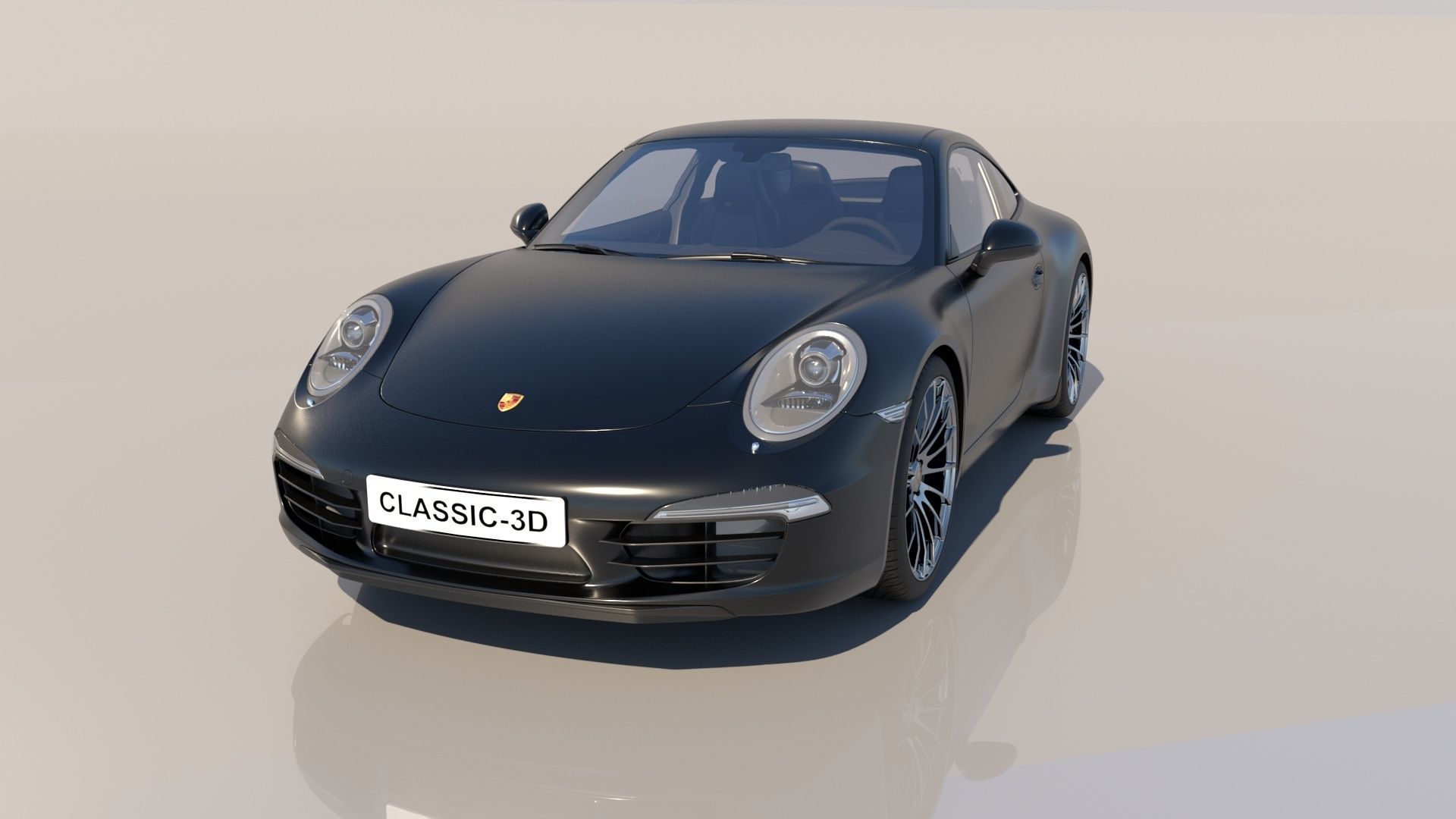 porsche 911 3D model_9