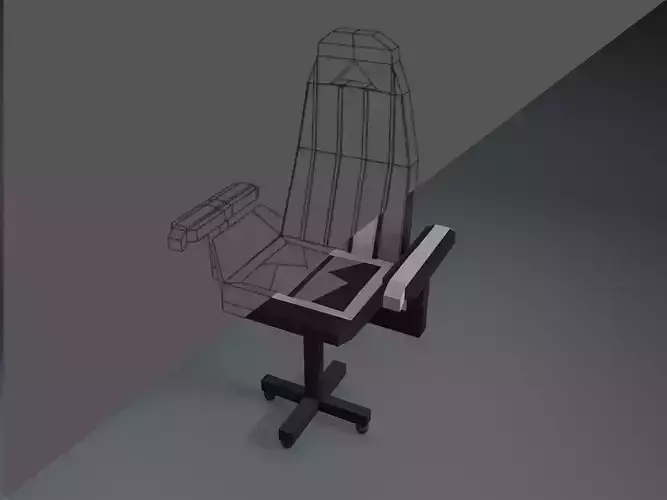 Low Poly Gaming Chair