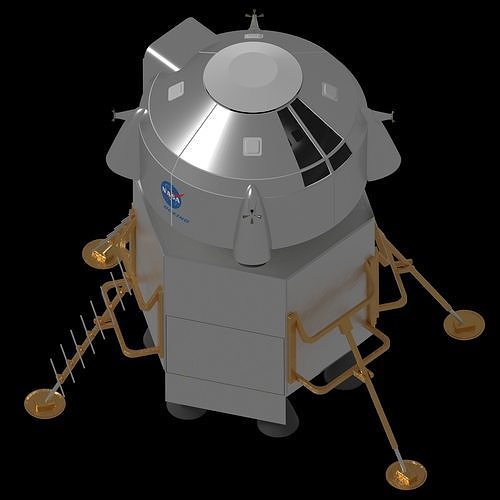 Boeing Human Lander System - Mid 2019 3D model