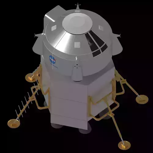 Boeing Human Lander System - Mid 2019 3D model