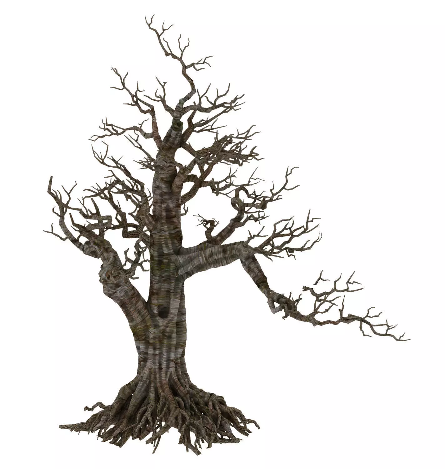 Plant - wind are grass dead tree 06 3D model_0