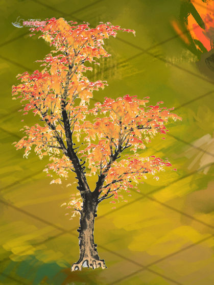 Plant - Windy Grassland Trees 03 3D model_6