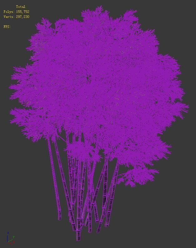 Plant - Bamboo 032 3D model_6