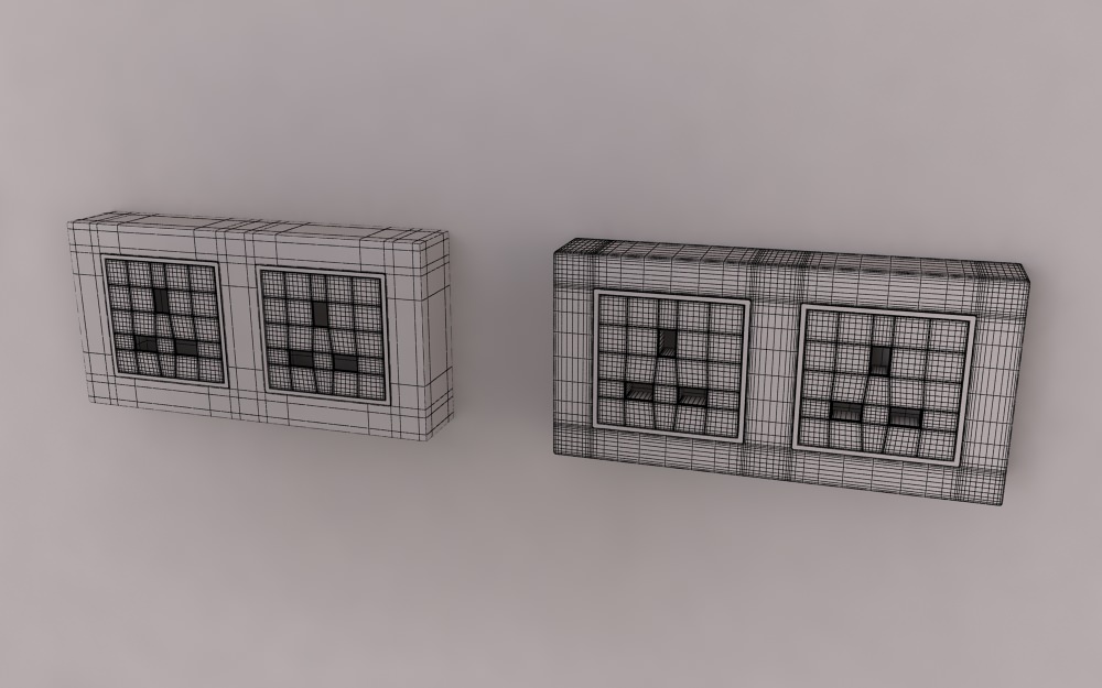 Retrotouch RTS2000 13A Dual Double Plug Socket Piano Black an... 3D model_1