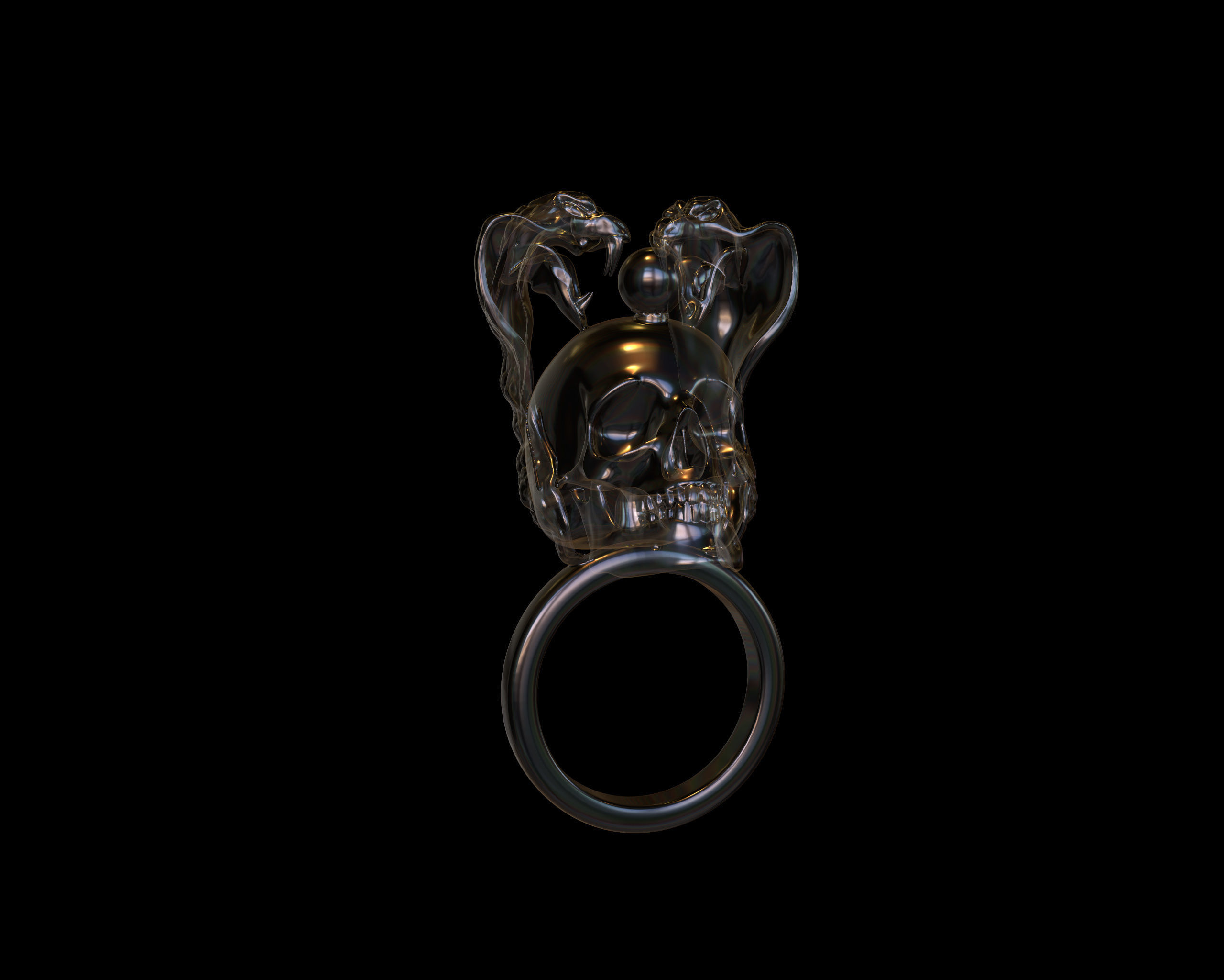 3d printable skull ring1 or python anaconda serpent... 3d Printable Skull Snake Ring 3D model 3D printable | CGTrader