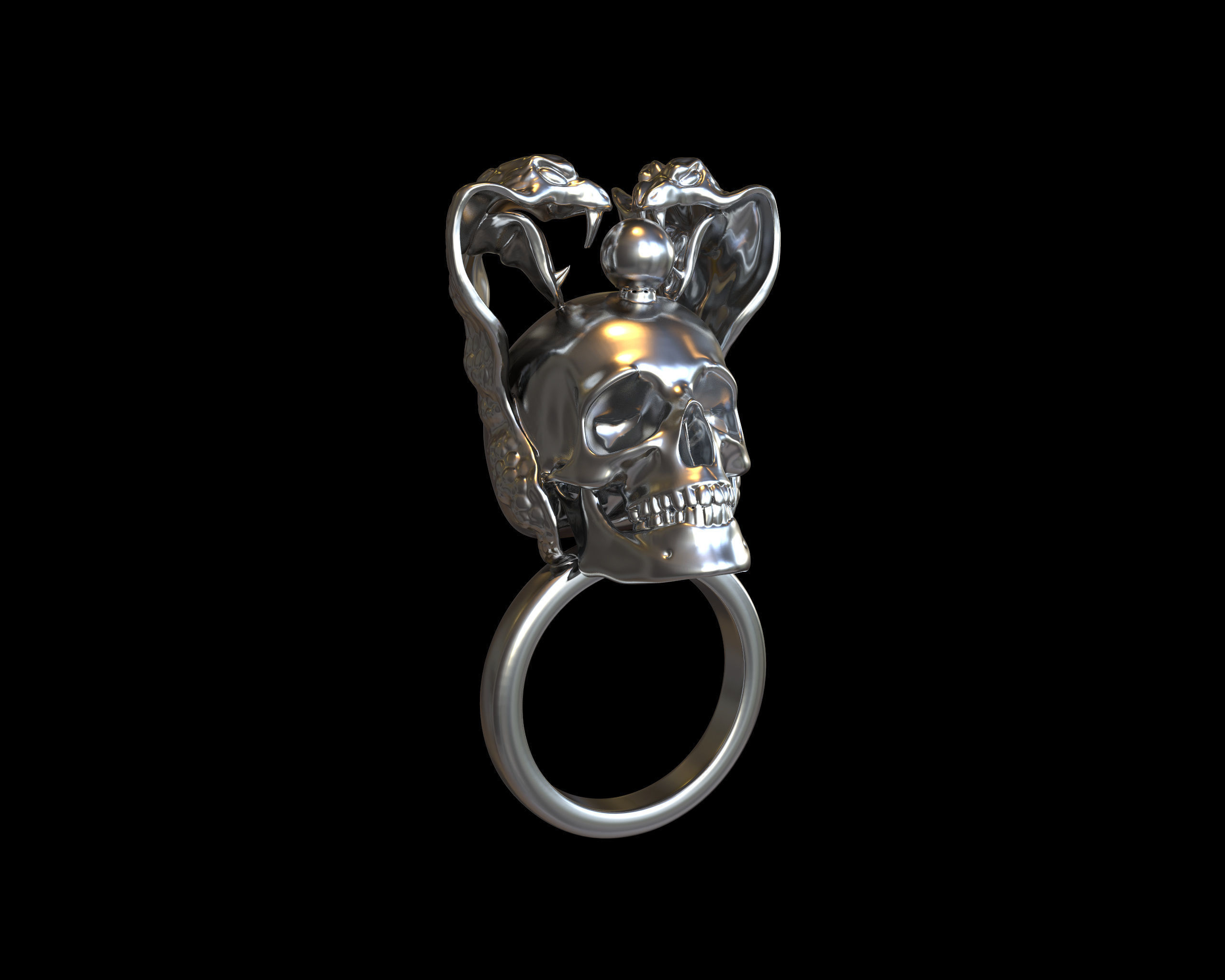 3d printable skull ring1 or python anaconda serpent... 3d Printable Skull Snake Ring 3D model 3D printable | CGTrader