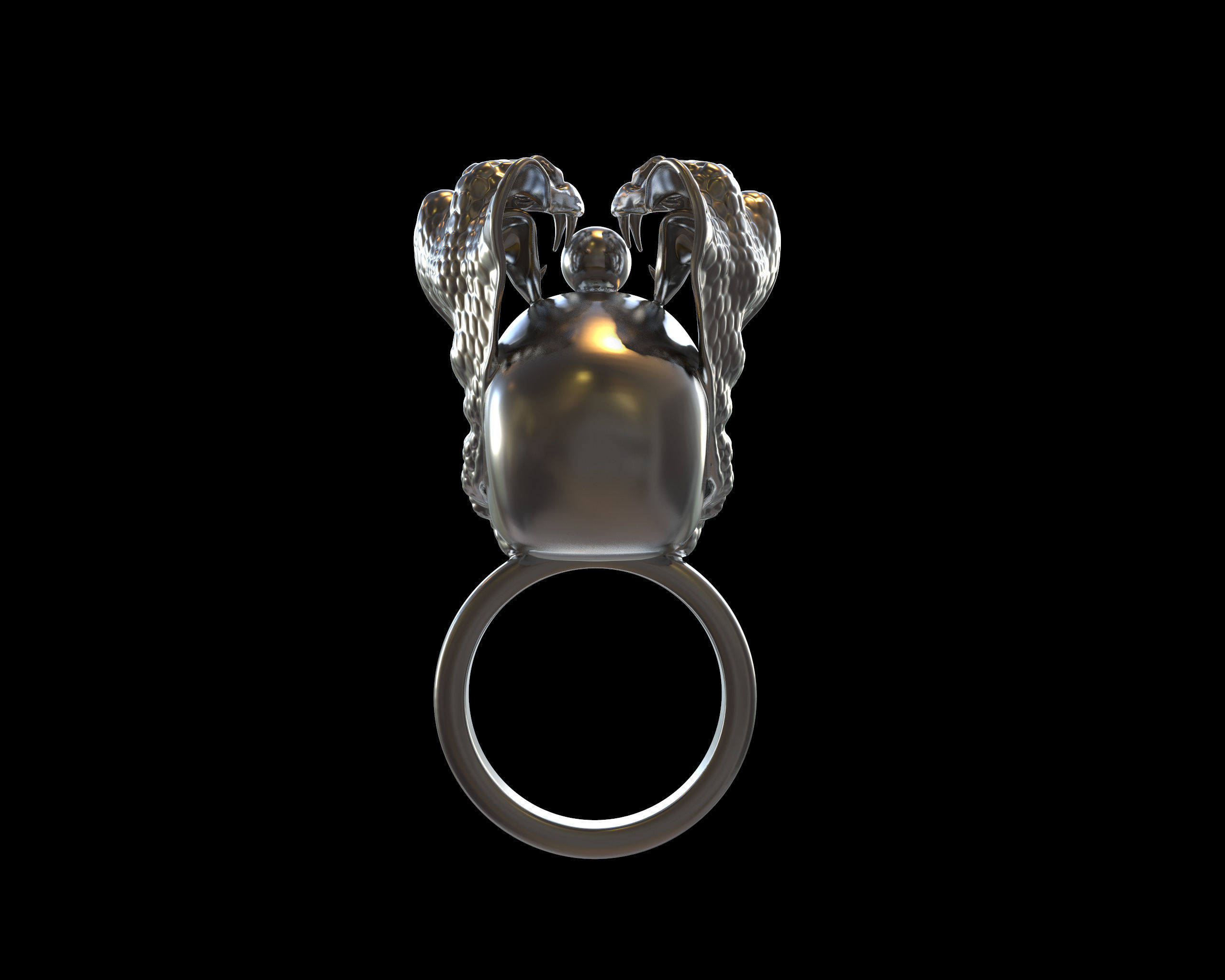 3d printable skull ring1 or python anaconda serpent... 3d Printable Skull Snake Ring 3D model 3D printable | CGTrader