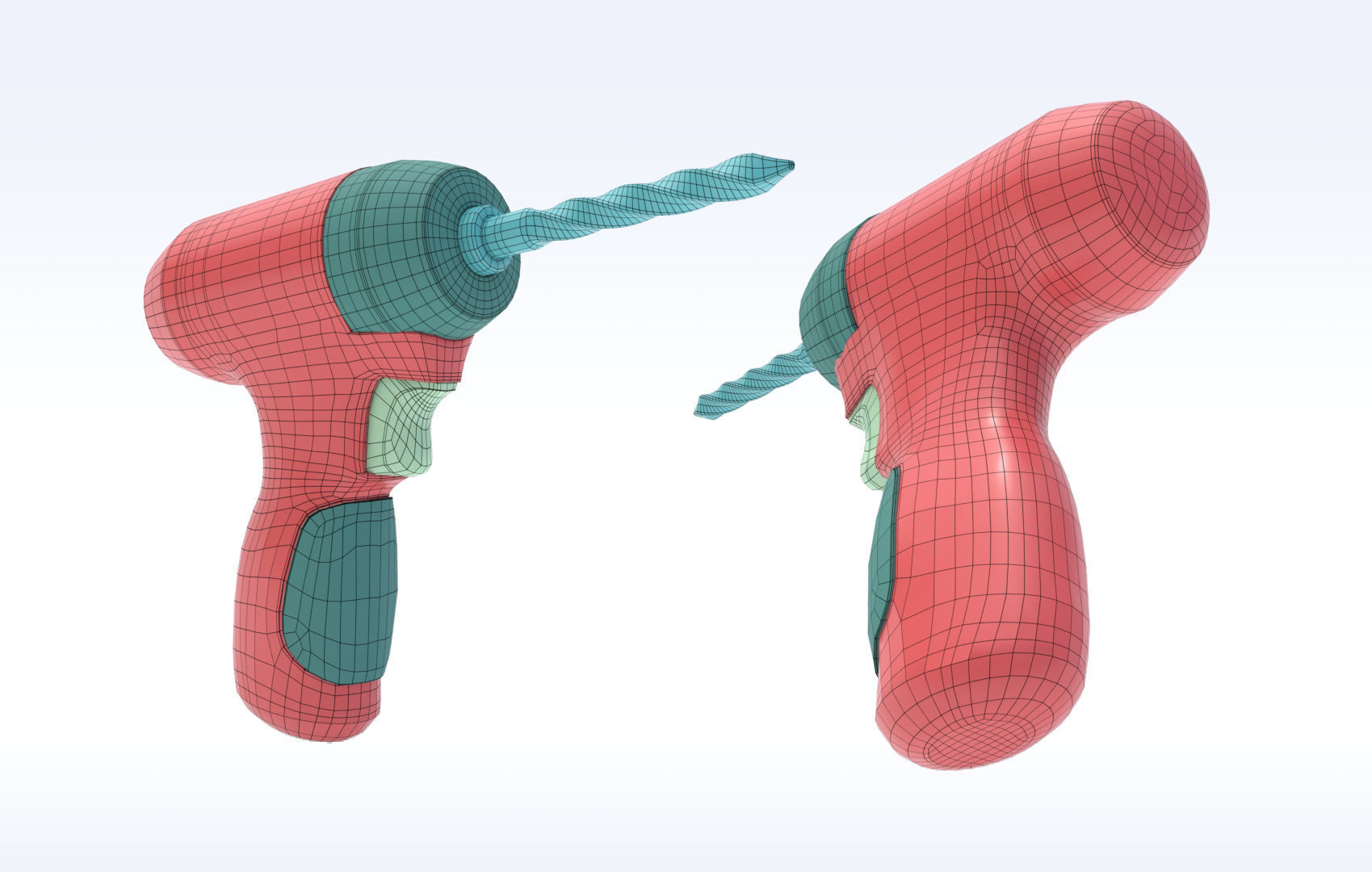 Stylized Cartoon Tool Set 3D model_4