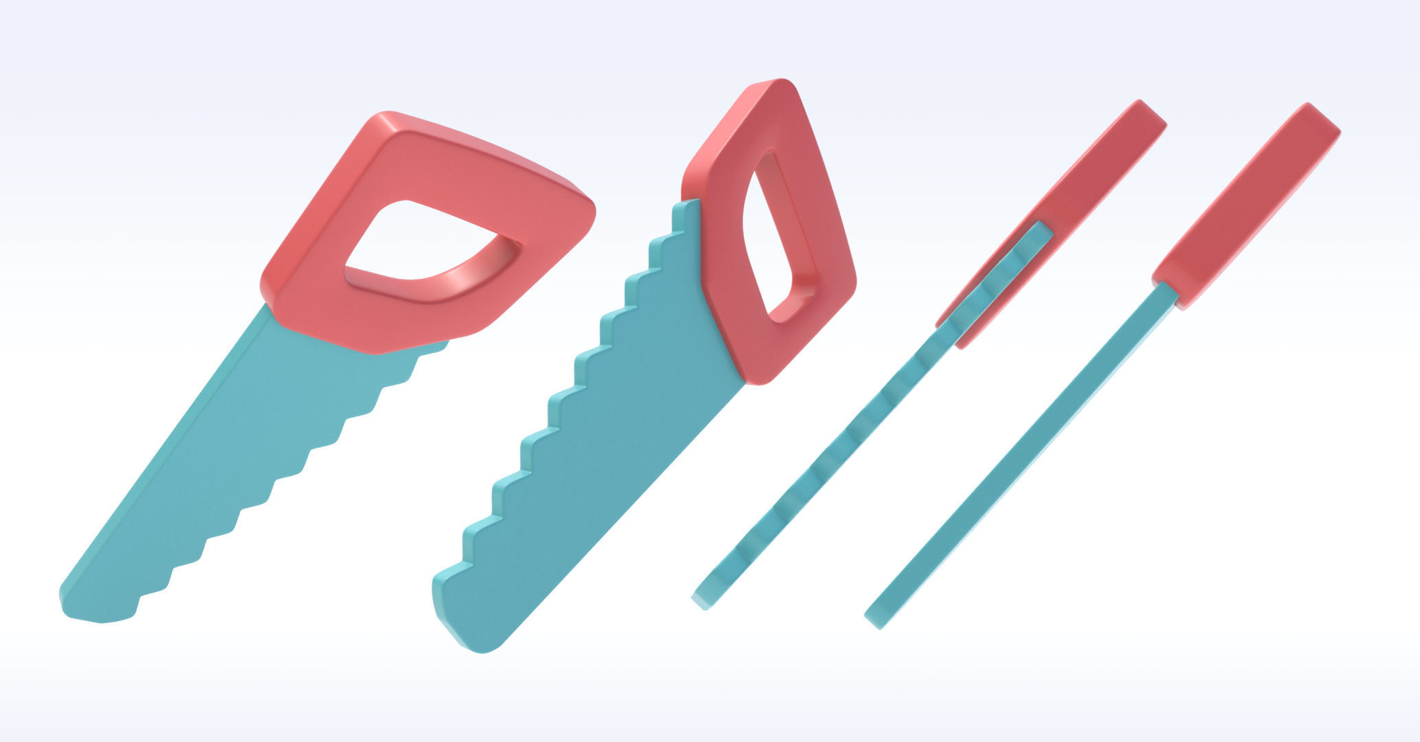 Stylized Cartoon Tool Set 3D model_15