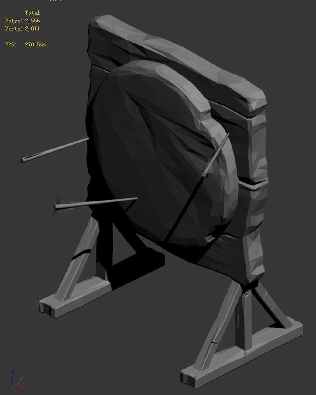 Barracks - Arrows 3D model_4