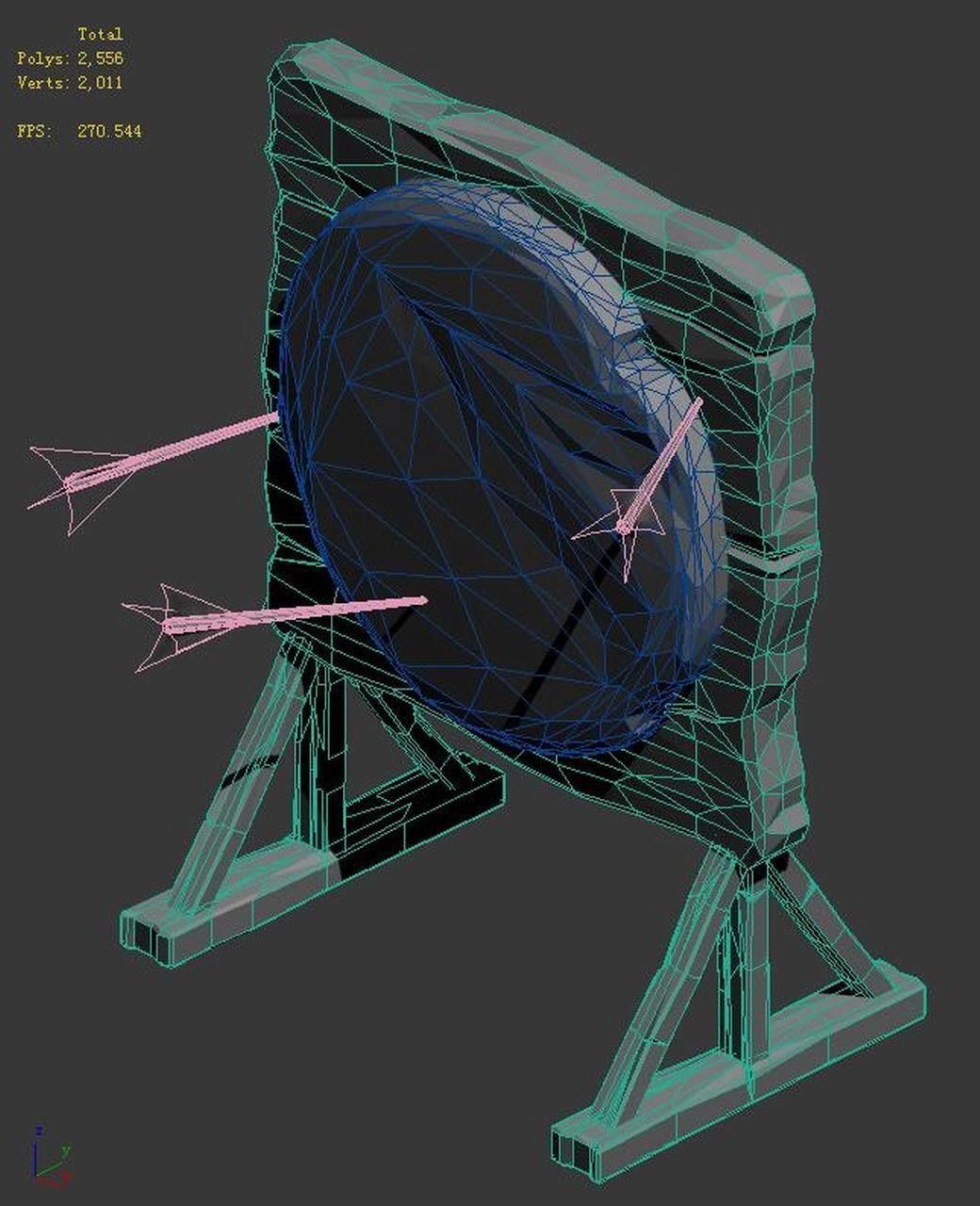 Barracks - Arrows 3D model_3