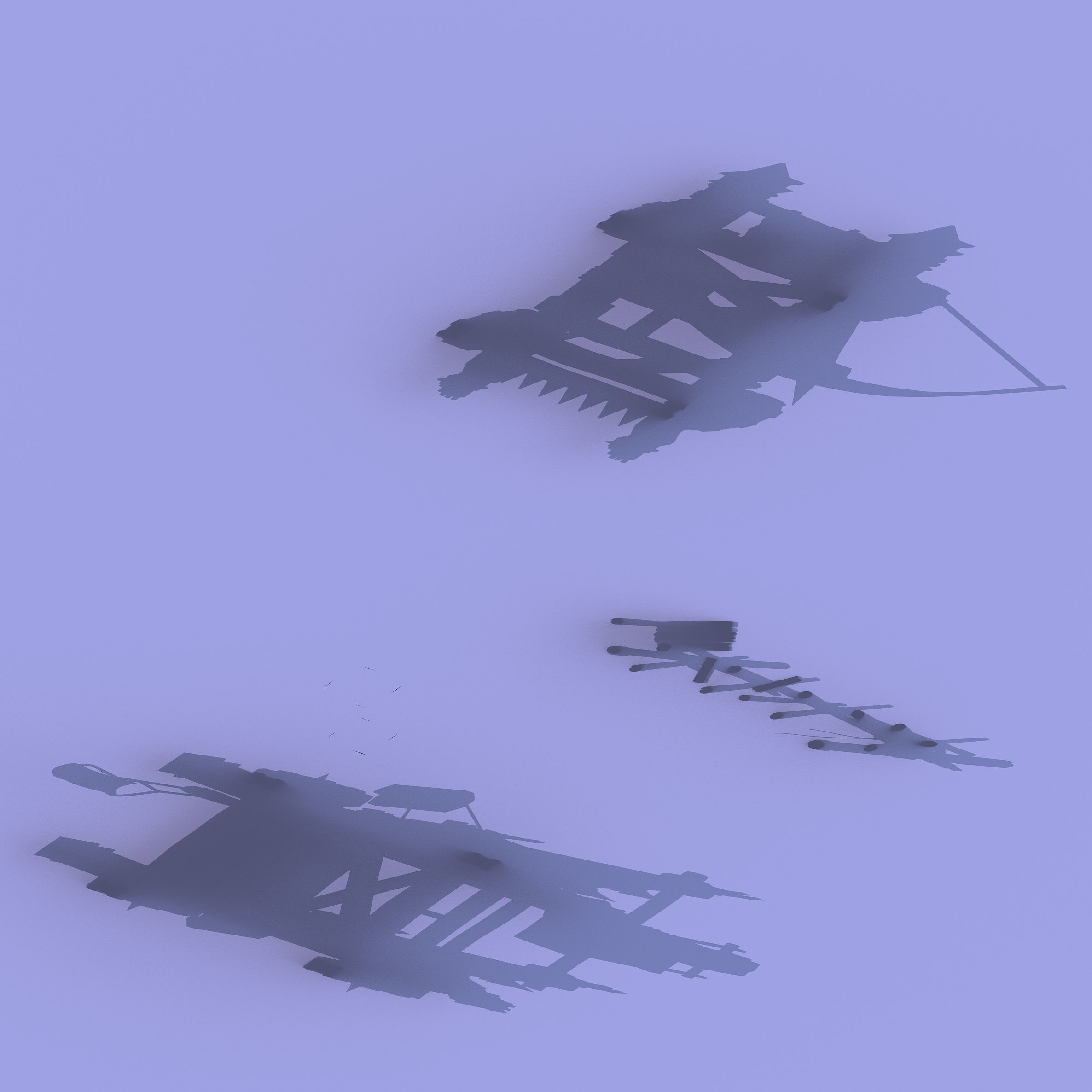 Barracks - catapult 3D model_7