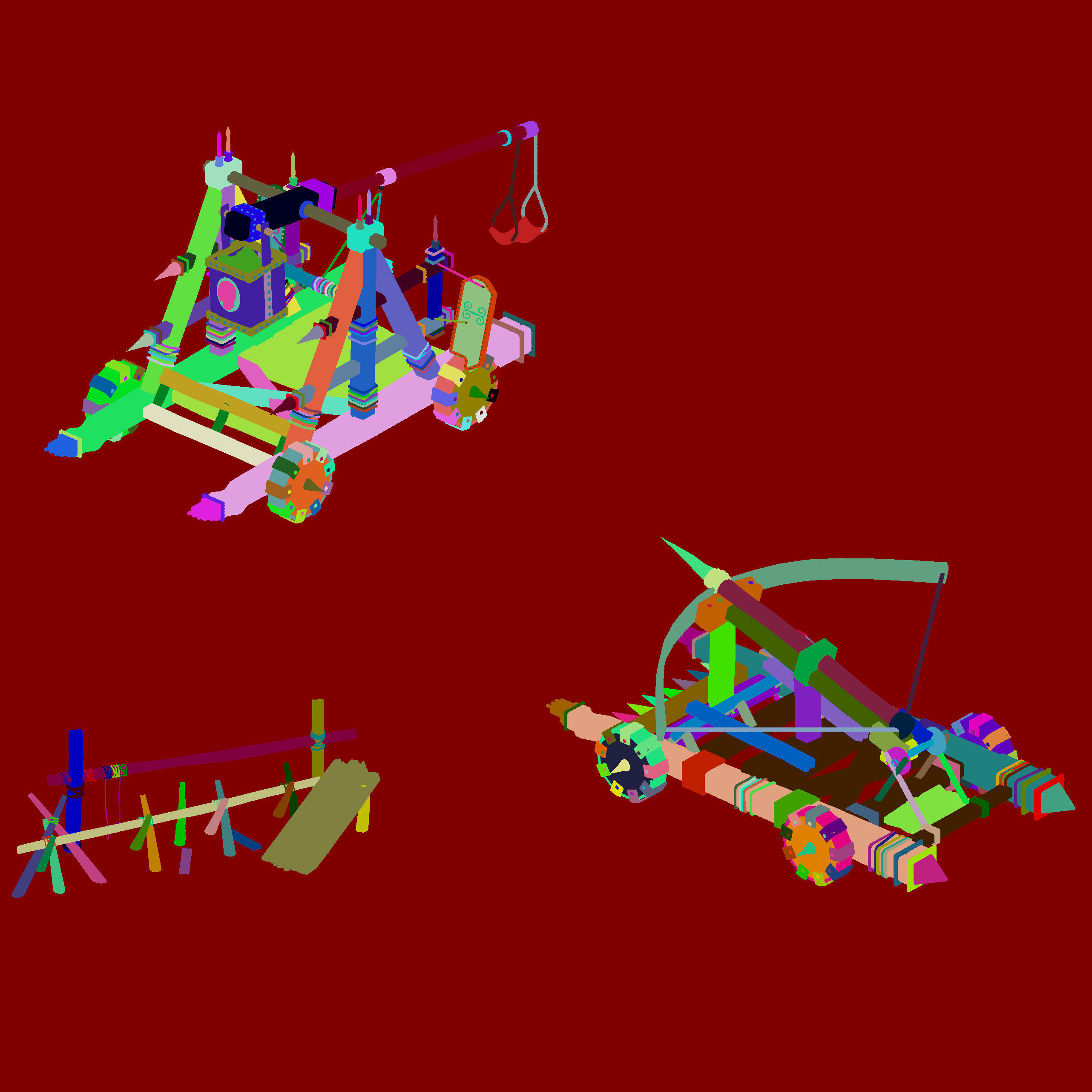 Barracks - catapult 3D model_3