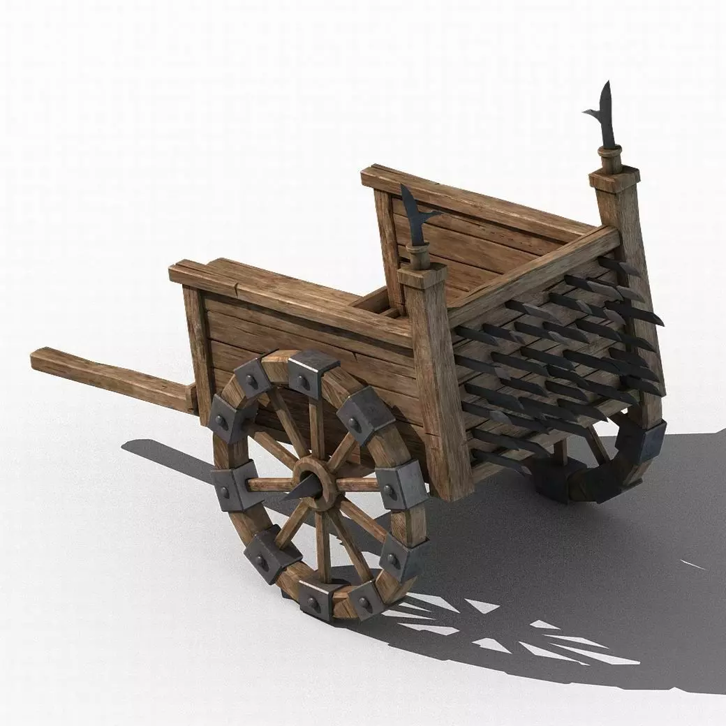 Barracks - War - Car 01 3D model_0