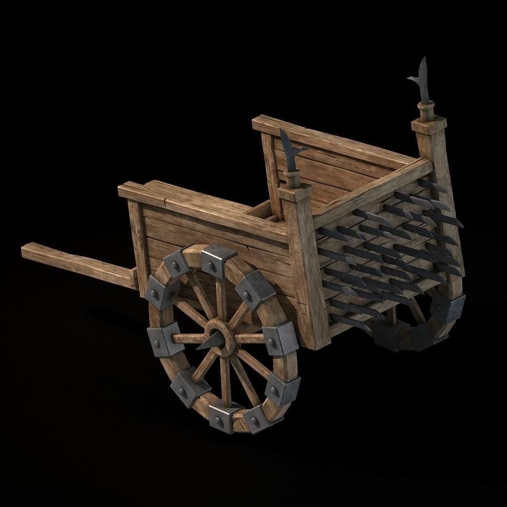 Barracks - War - Car 01 3D model_1