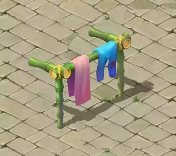 Cartoon world - love clothes racks