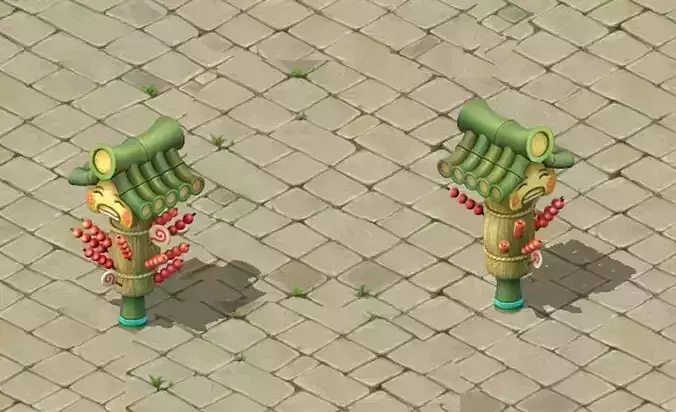 Cartoon world - wave plate sugar family