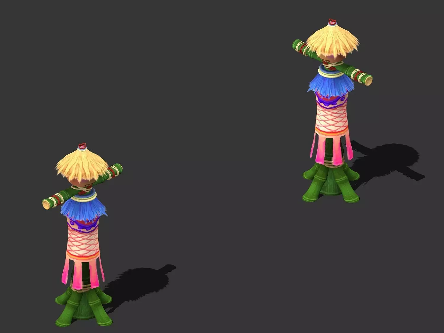 Cartoon World - Scarecrow Flag 3D model_0