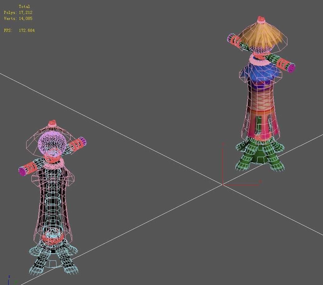 Cartoon World - Scarecrow Flag 3D model_2