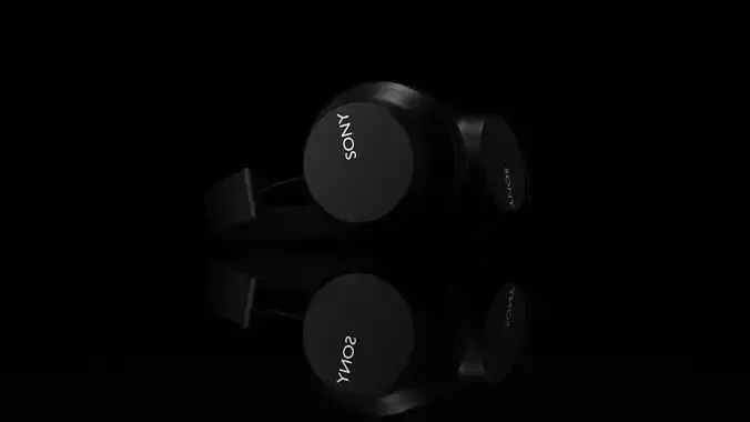 Highpoly headphone headphones