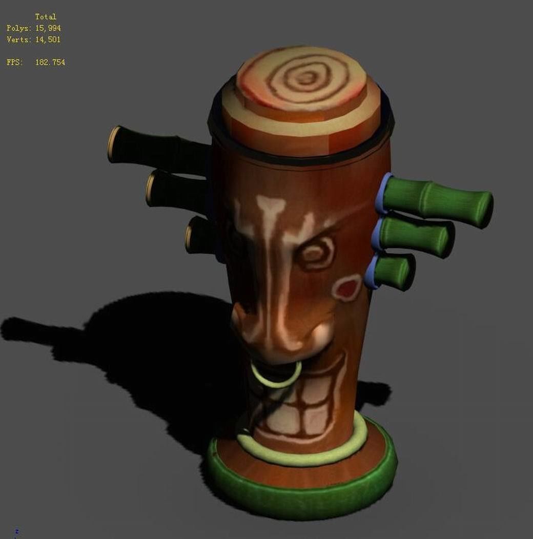 Cartoon World - Tu Sculpture 02 3D model_2