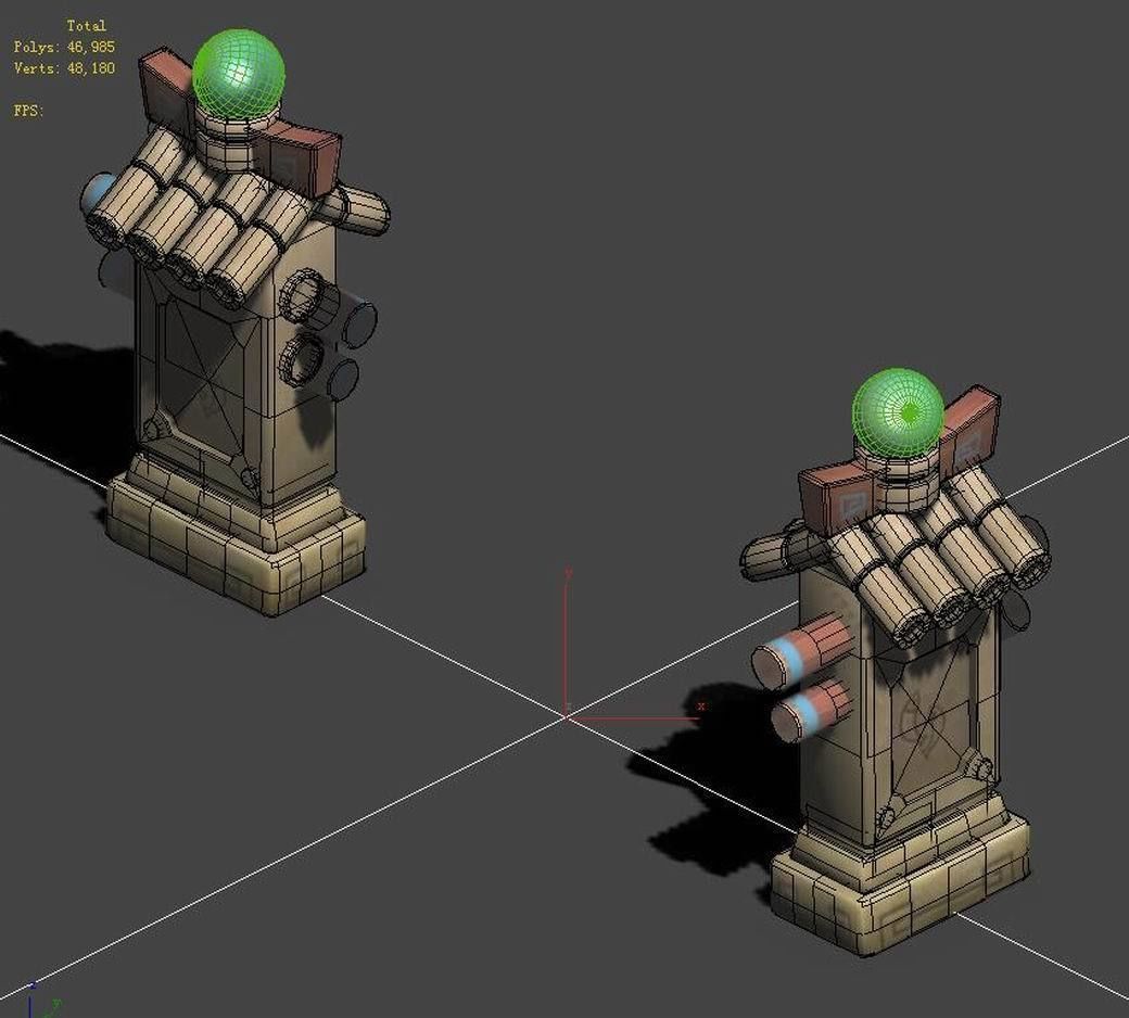 Cartoon World - Wukong stone 3D model_2