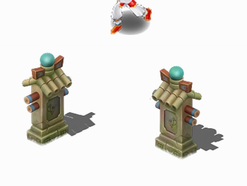 Cartoon World - Wukong stone 3D model_4