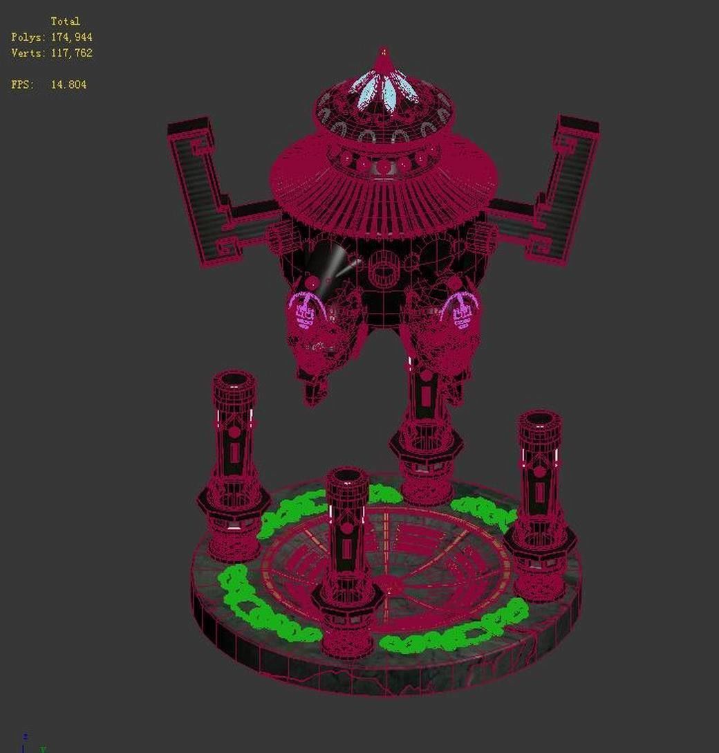 Furnace tripod 03 3D model_2