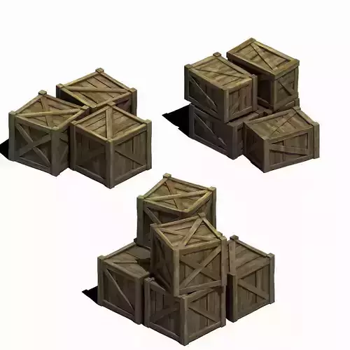 Wooden Box Combination 032