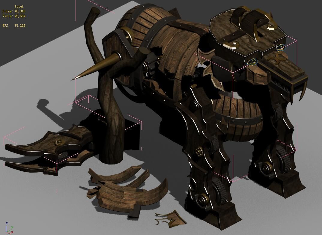 Chiba Square - Puppet Puppet 04 3D model_1