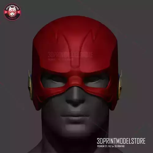 The Flash Cosplay Helmet Season 5 DC Comic  3D print model