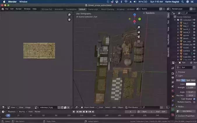 medieval street market 