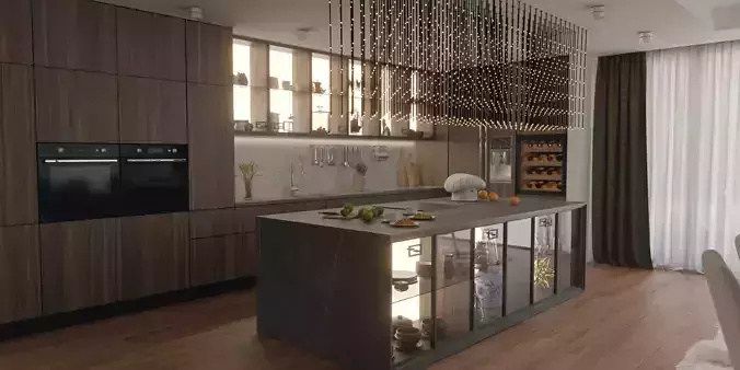 Kitchen and Dining room