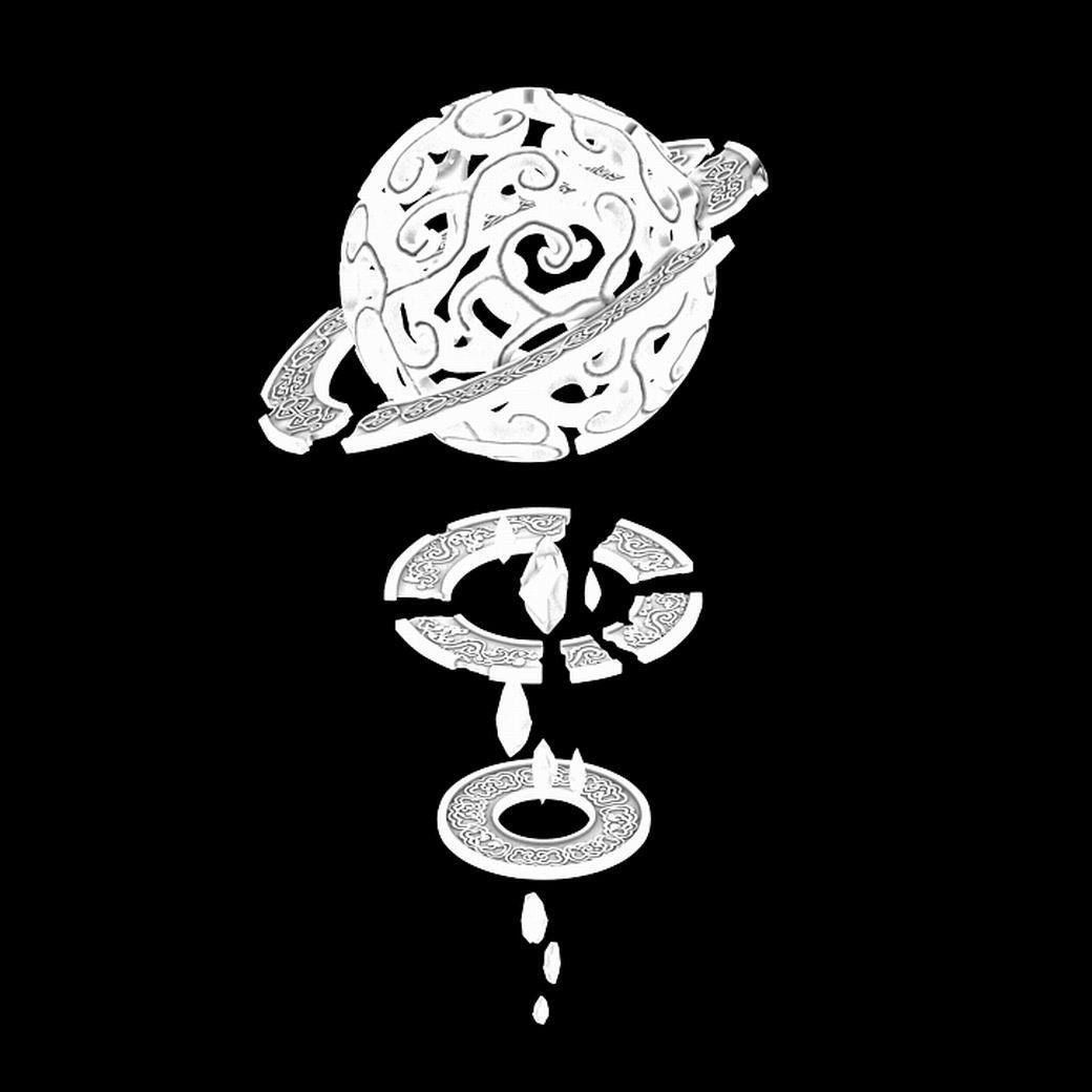 Peach Blossom Island - Basilica - Rotary Magic Ball 3D model_8