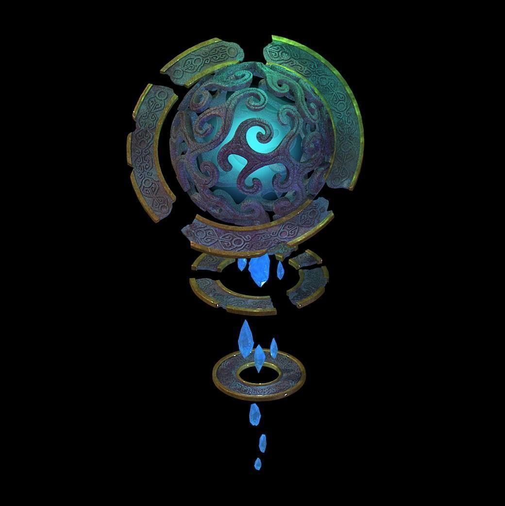 Peach Blossom Island - Basilica - Rotary Magic Ball 3D model_5