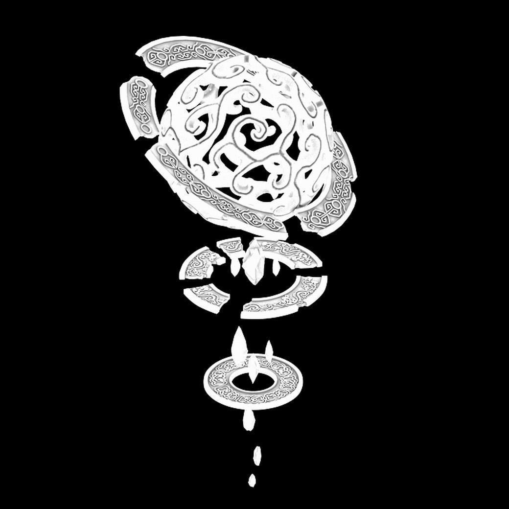 Peach Blossom Island - Basilica - Rotary Magic Ball 3D model_9