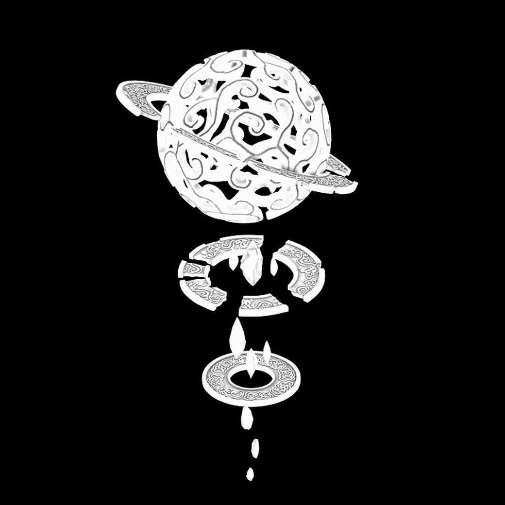 Peach Blossom Island - Basilica - Rotary Magic Ball 3D model_10