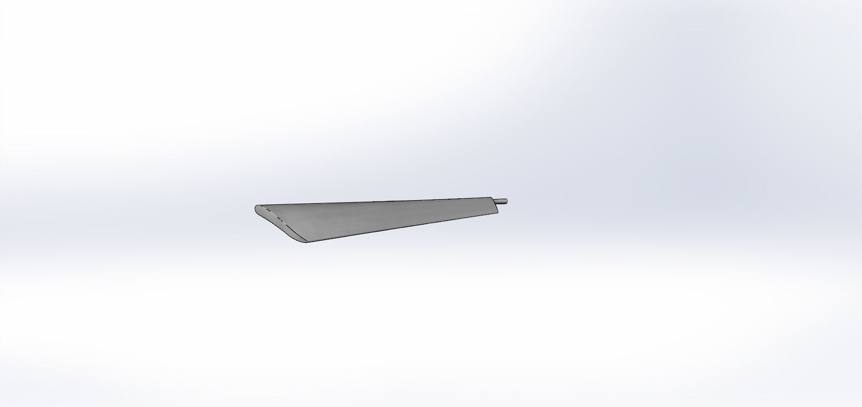 Wings piece of metal 3D print model_1