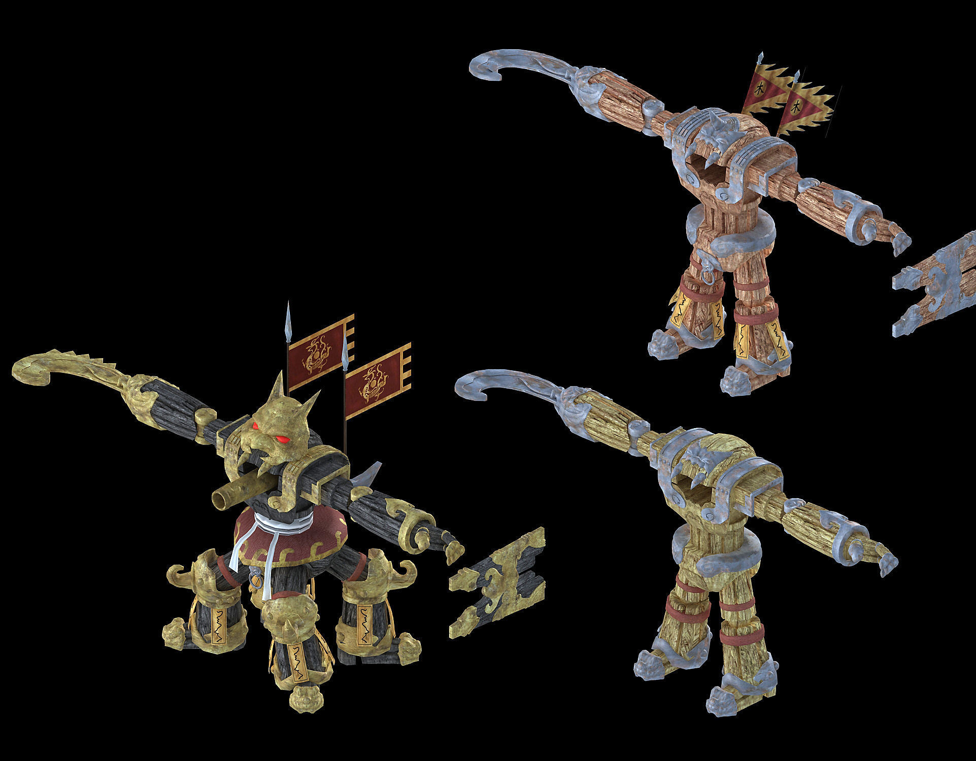 War machine - mechanical strange 3D model_1