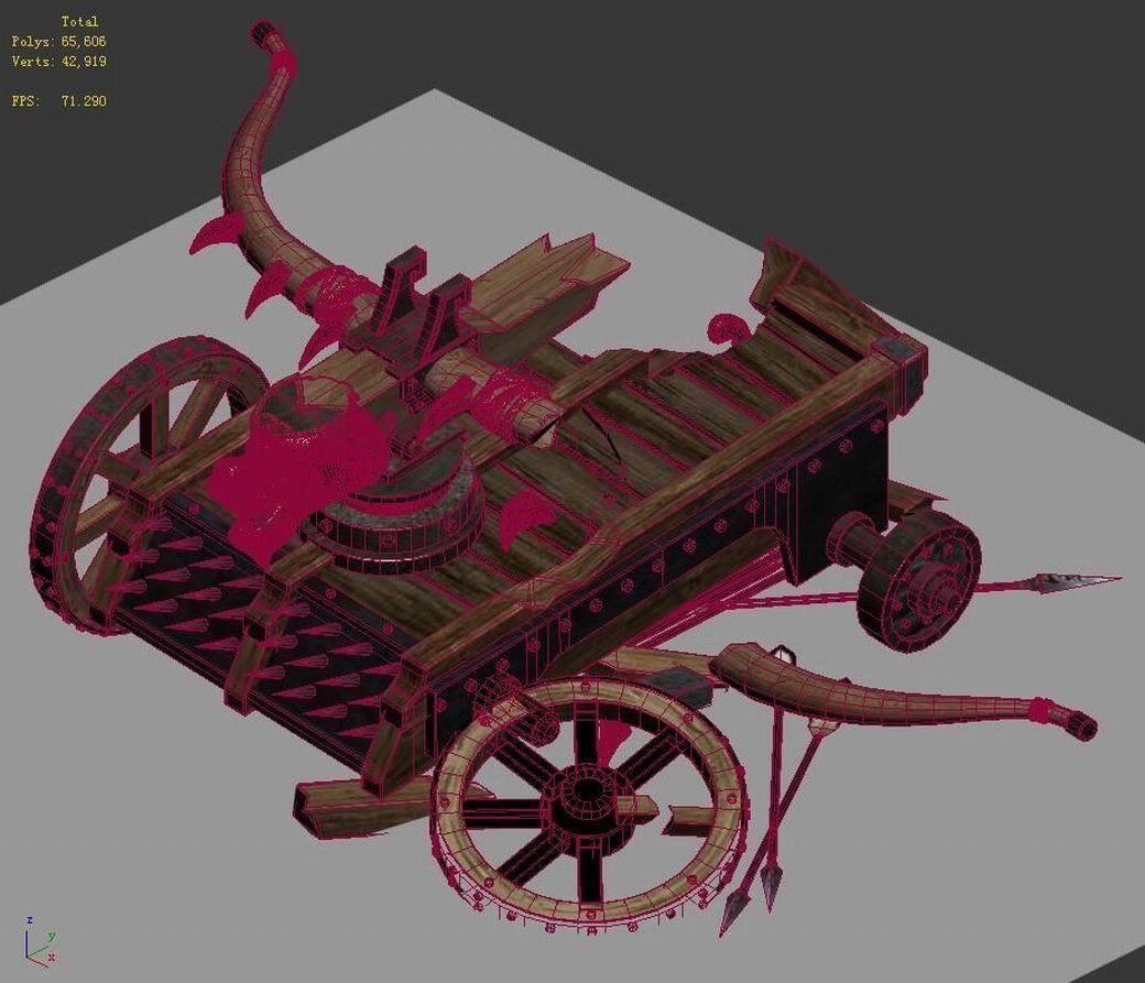 War - Ballista -03 3D model_2