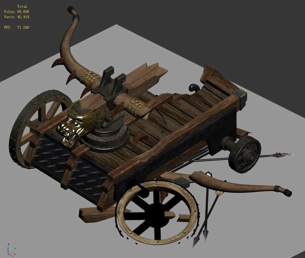 War - Ballista -03 3D model_1