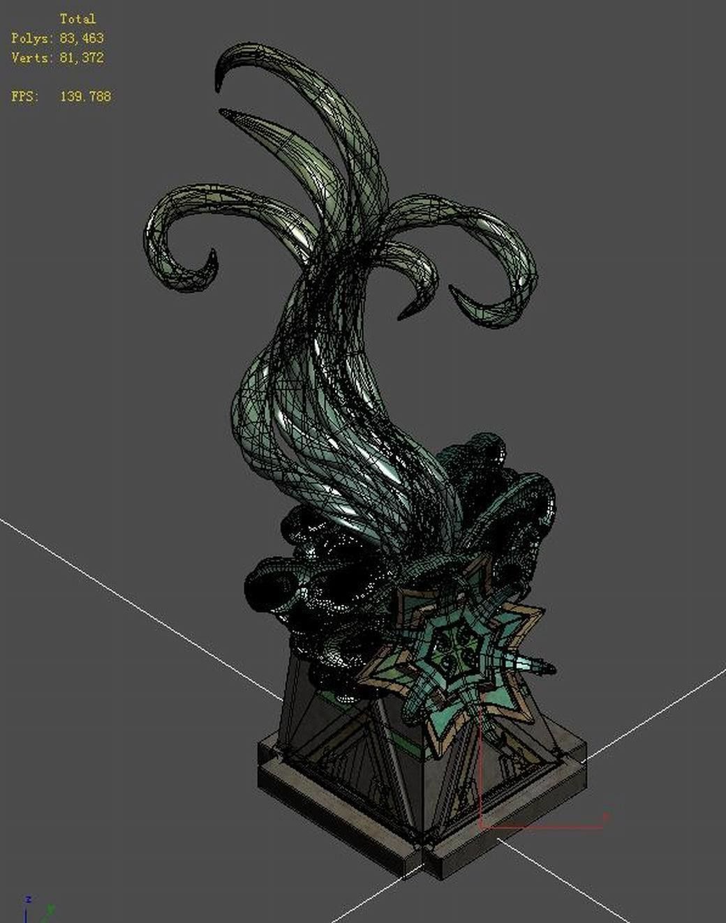 Decoration - jade carving 13 3D model_2